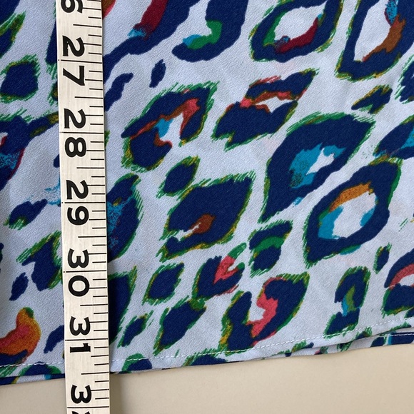 Nine West Blue Leopard Print Cami & Skirt 2 Piece Set - Picture 8 of 14